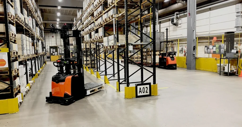 Automated Guided Vehicles (AGVs) in Warehouses